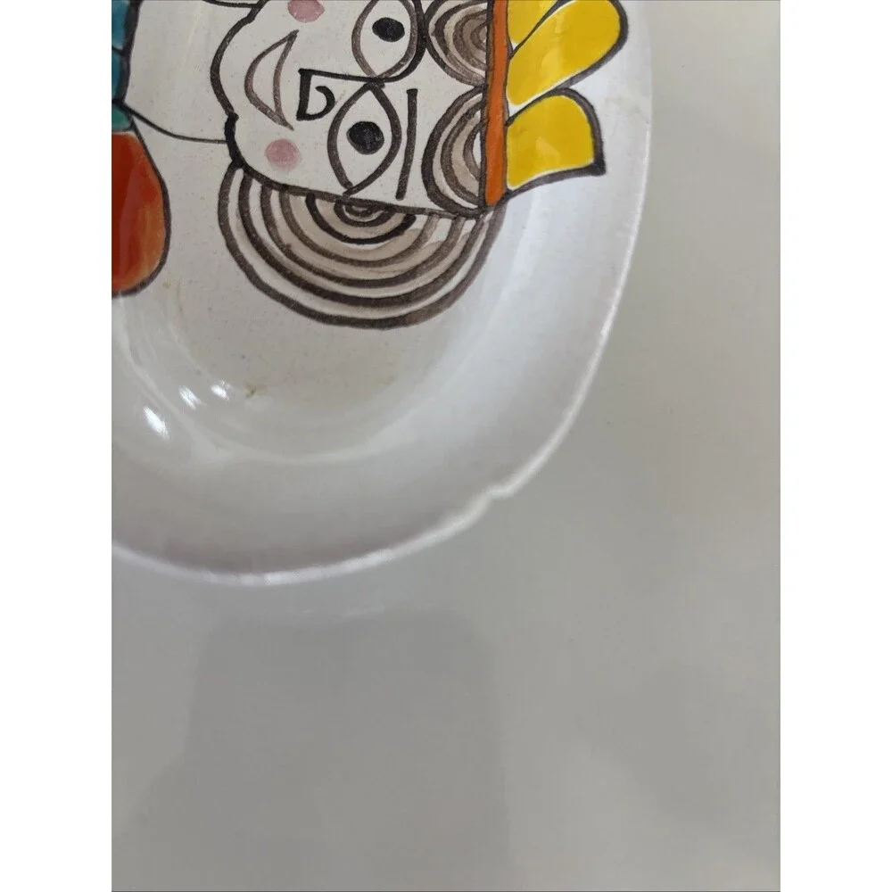DeSimone Italian Pottery Small Oval Dish 298/16n  Queen Small  Chip On The Back